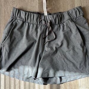 Lululemon Athletica Gray Athletic Shorts with Relaxed Fit